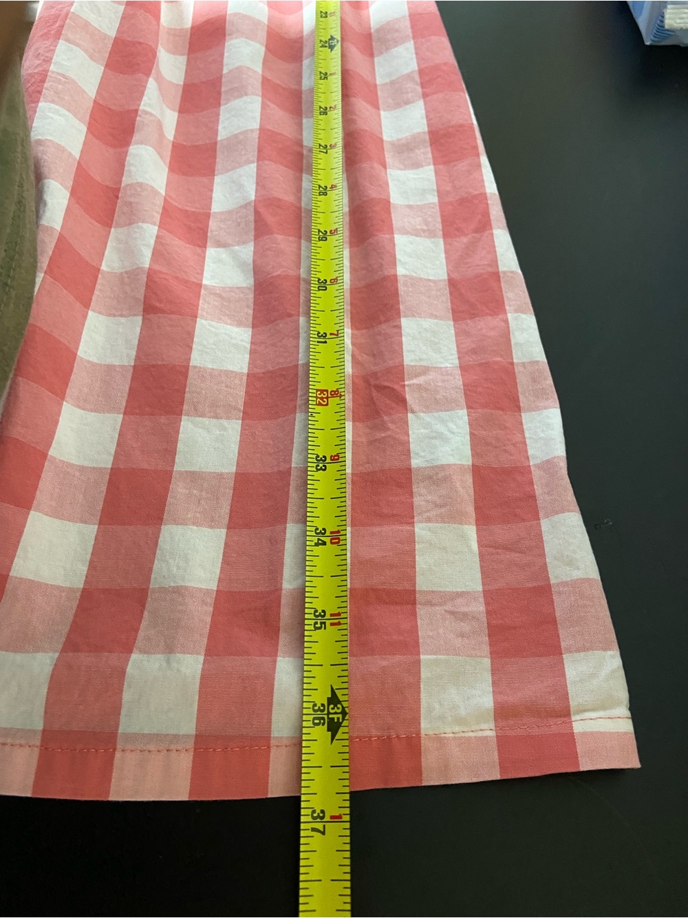 J.Crew Pink White Gingham Sleeveless Fit & Flare Dress Size:S - Picture 10 of 10